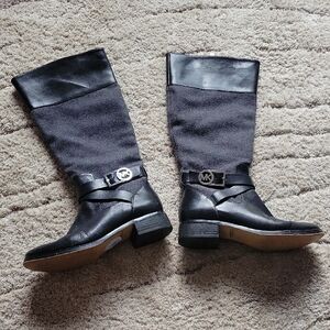 Michael Kors Black Heeled Boots